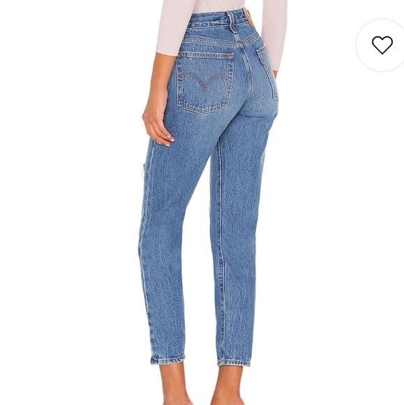 Levi's premium SF wedgie distressed jeans - Picture 5 of 9